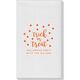 Confetti Dots Trick or Treat Linen Like Guest Towels Image 2 of 2